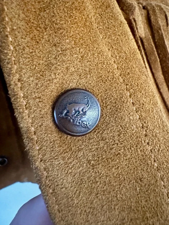 True Vintage 1960s Ibex of England Suede Fringe Jacket - Picture 6 of 7